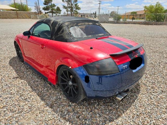 AUDI TT 2001 red roadster gas TRUTX28N711025564 photo #4