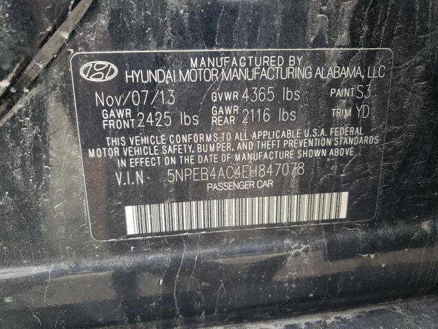 2014 HYUNDAI SONATA GLS - 5NPEB4AC4EH847078