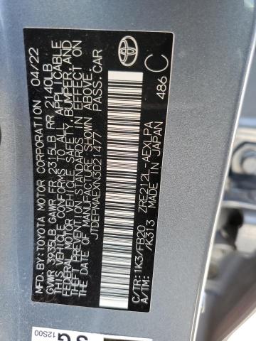 2022 TOYOTA COROLLA LE - JTDEPMAEXN3021477