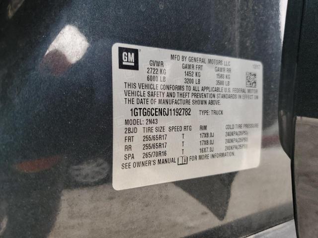 2018 GMC CANYON SLE 1GTG6CEN6J1192782
