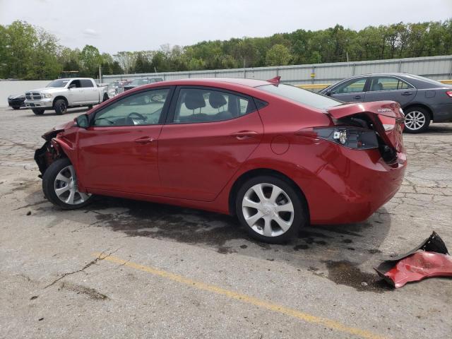 HYUNDAI ELANTRA GL 2013 red  gas KMHDH4AE9DU850019 photo #3