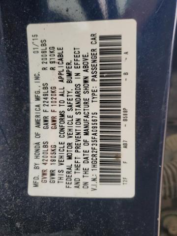 2015 HONDA ACCORD LX - 1HGCR2F35FA095675