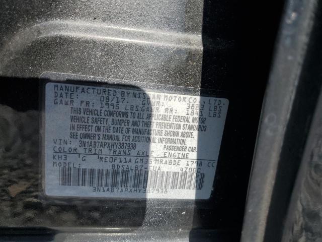2017 NISSAN SENTRA S - 3N1AB7APXHY387938