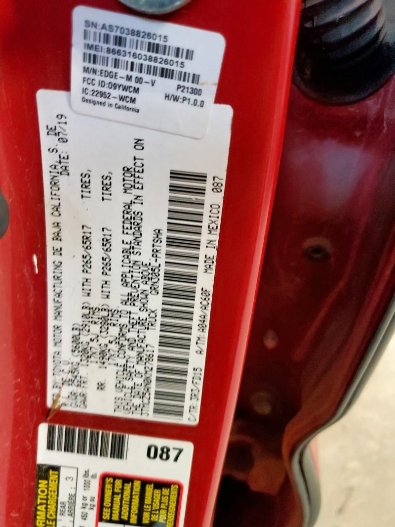 2019 TOYOTA TACOMA DOU - 3TMCZ5AN0KM278617