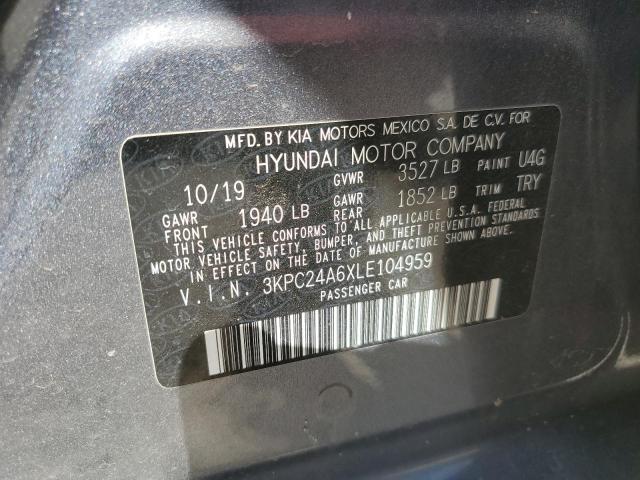 2020 HYUNDAI ACCENT SE 3KPC24A6XLE104959