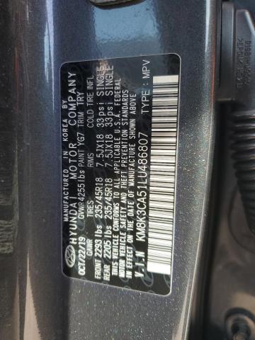 2020 HYUNDAI KONA LIMIT KM8K3CA51LU486807