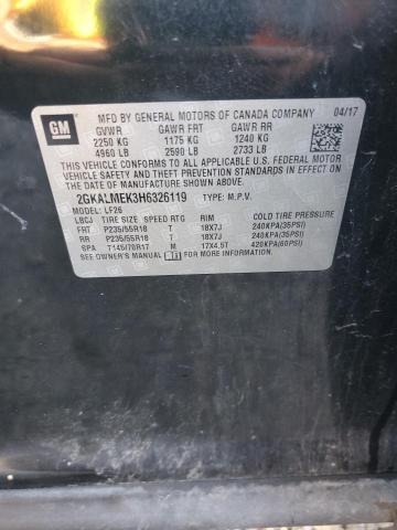 2017 GMC TERRAIN SL - 2GKALMEK3H6326119