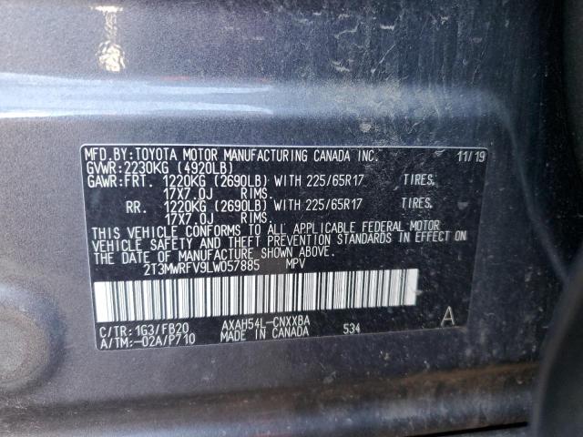 2020 TOYOTA RAV4 LE - 2T3MWRFV9LW057885