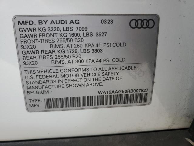 2024 AUDI Q8 E-TRON - WA15AAGE0RB007827