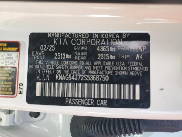 2025 KIA K5 GT LINE - KNAG64J72S5368750