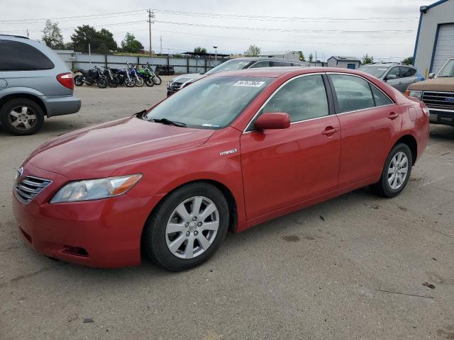 TOYOTA CAMRY HYBR 2009 red  hybrid engine JTNBB46K793050470 photo #1