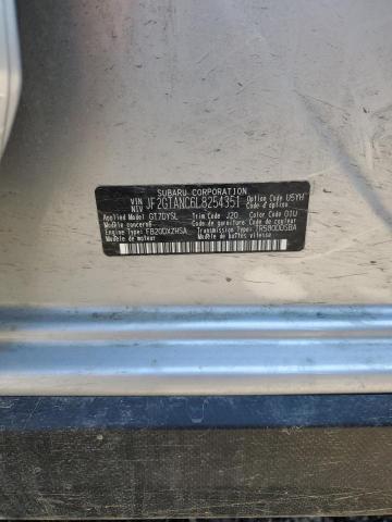 2020 SUBARU CROSSTREK JF2GTANC6L8254351