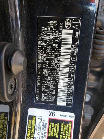 2014 TOYOTA COROLLA L #3302868976