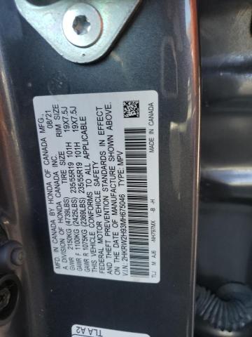 2021 HONDA CR-V TOURI - 2HKRW2H93MH675046