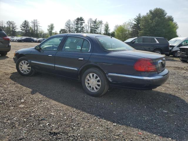LINCOLN CONTINENTA 1999 blue sedan 4d gas 1LNHM97V2XY676602 photo #3