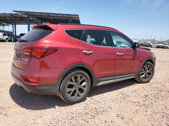 Vin: 5xyzw4la8hg447604, lot: 57708085, hyundai santa fe 20173