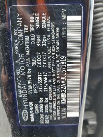 2020 HYUNDAI KONA SEL - KM8K22AA3LU571819