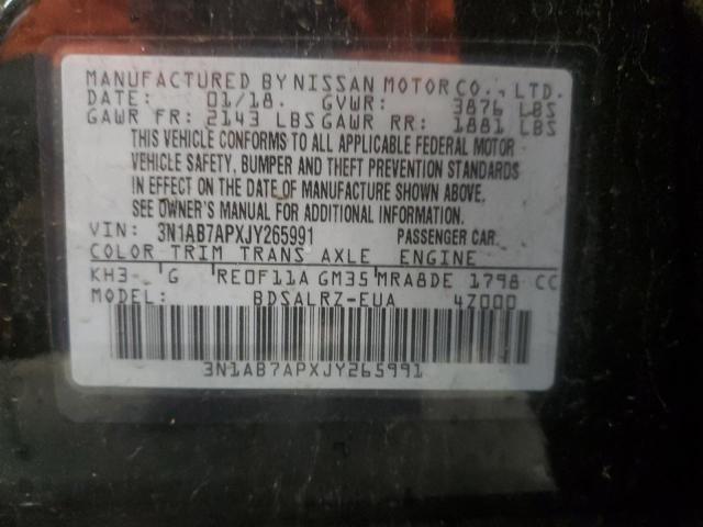 2018 NISSAN SENTRA S - 3N1AB7APXJY265991