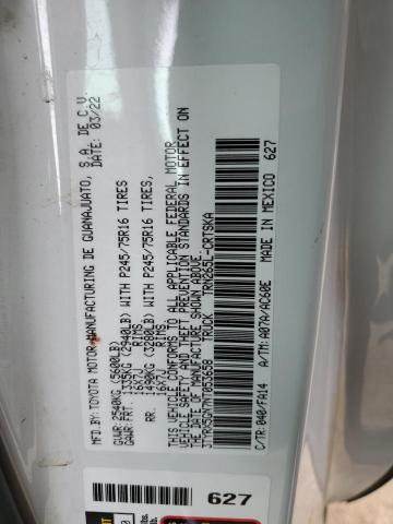2022 TOYOTA TACOMA ACC - 3TYRX5GN7NT053658