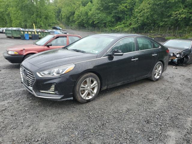 HYUNDAI SONATA SPO 2018 black  gas 5NPE34AF2JH615032 photo #1