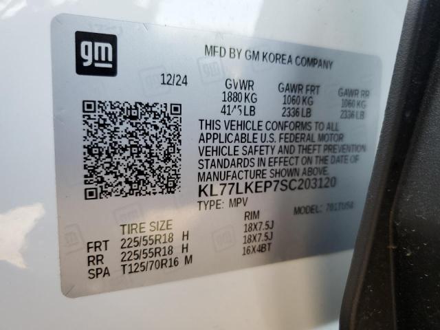 2025 CHEVROLET TRAX ACTIV KL77LKEP7SC203120