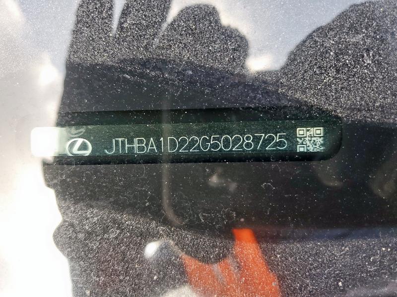 2016 LEXUS IS 200T JTHBA1D22G5028725