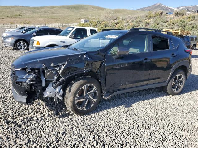 SUBARU CROSSTREK 2024 black  gas JF2GUADC8R8230480 photo #1
