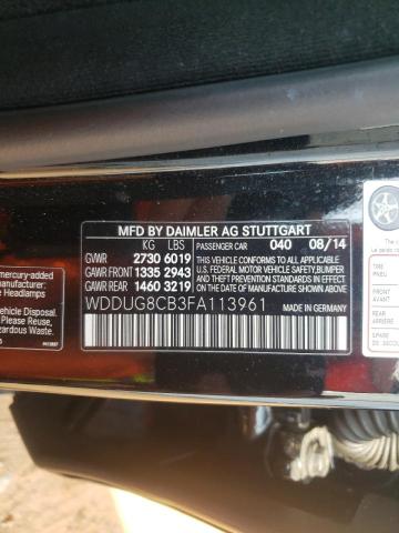 2015 MERCEDES-BENZ S 550 - WDDUG8CB3FA113961