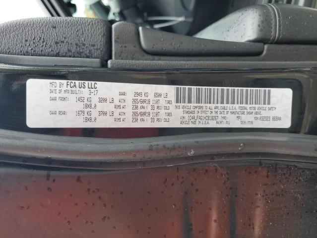 2017 JEEP GRAND CHER - 1C4RJFAG1HC818267