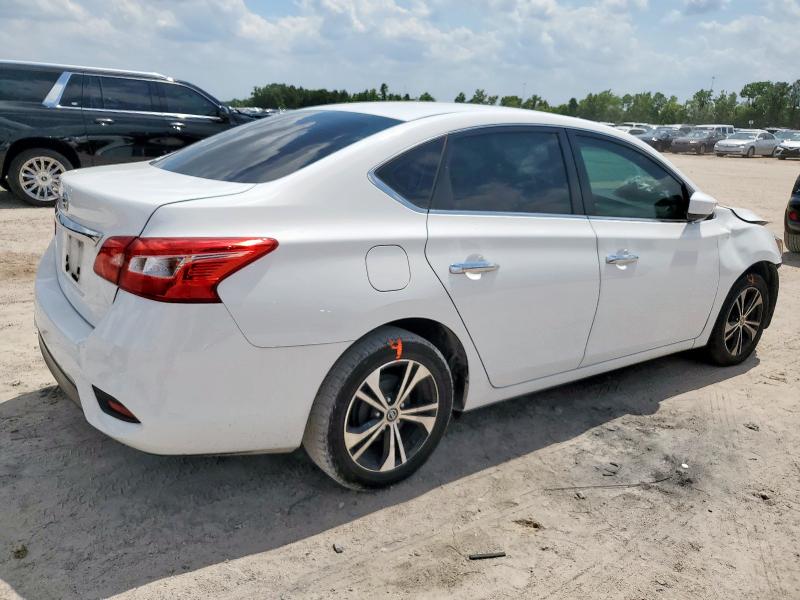 NISSAN SENTRA S 2019 white  gas 3N1AB7AP8KY227421 photo #4