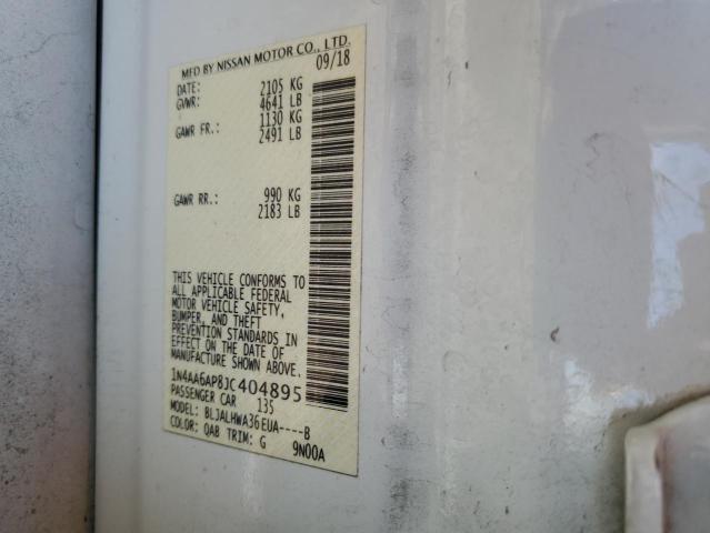 2018 NISSAN MAXIMA 3.5 - 1N4AA6AP8JC404895