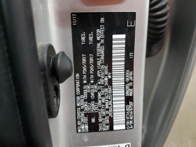 2018 TOYOTA 4RUNNER SR - JTEBU5JR6J5518847