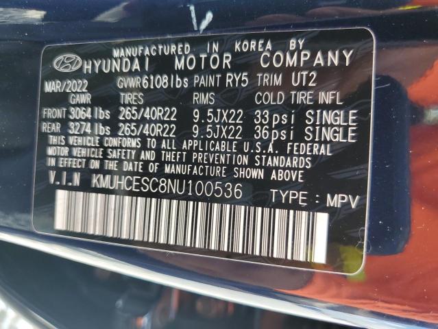 2022 GENESIS GV80 BASE KMUHCESC8NU100536