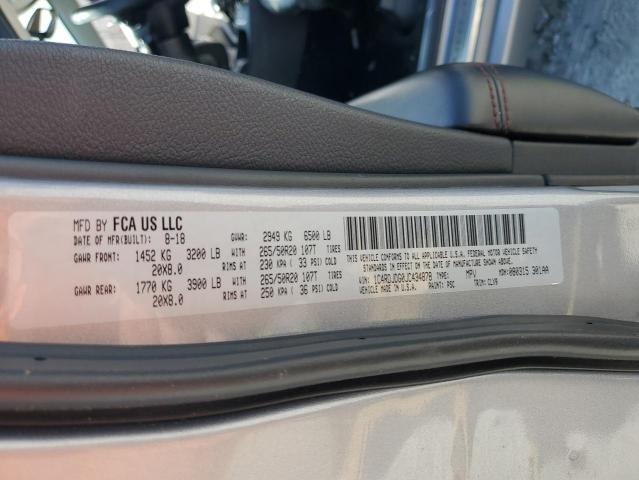 2018 DODGE DURANGO GT 1C4RDJDG0JC434878