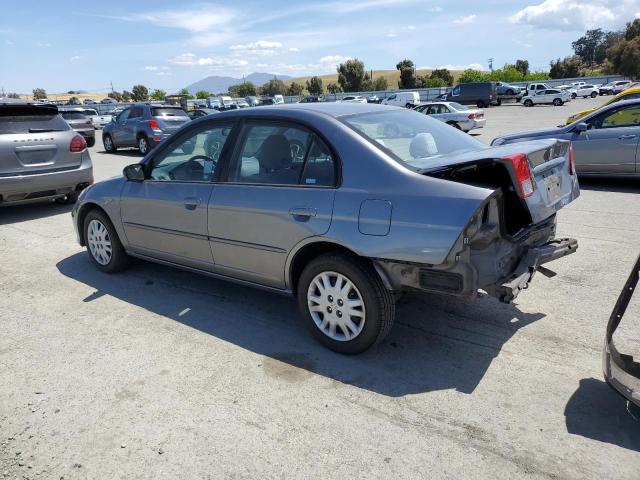 HONDA CIVIC LX 2004 gray  gas 2HGES16544H612231 photo #3
