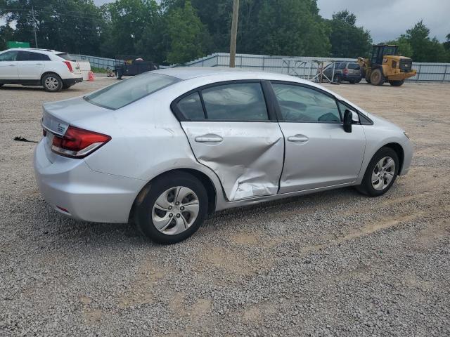 HONDA CIVIC LX 2013 silver  gas 19XFB2F53DE086680 photo #4