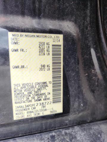 2015 NISSAN ALTIMA 2.5 - 1N4AL3AP1FC238722