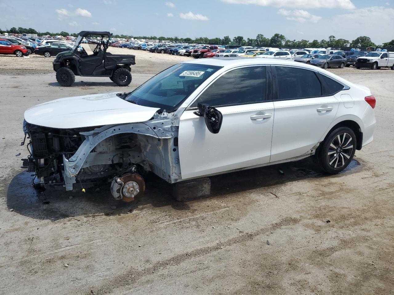 Lot #3287684026 2022 HONDA CIVIC EX