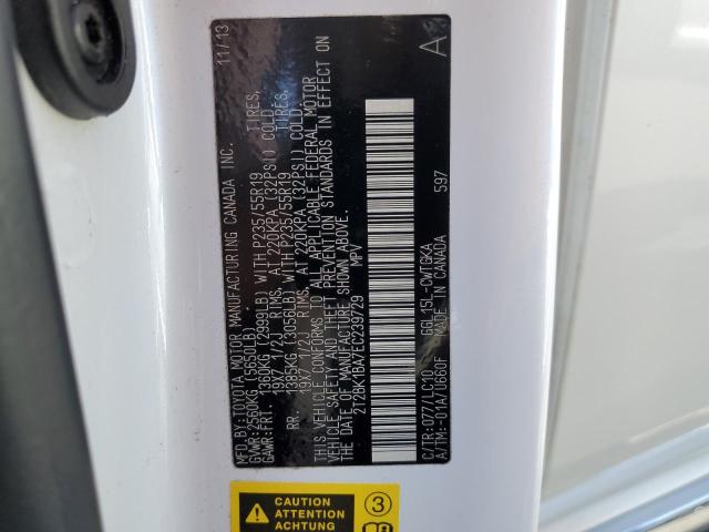 2014 LEXUS RX 350 BAS - 2T2BK1BA7EC239729