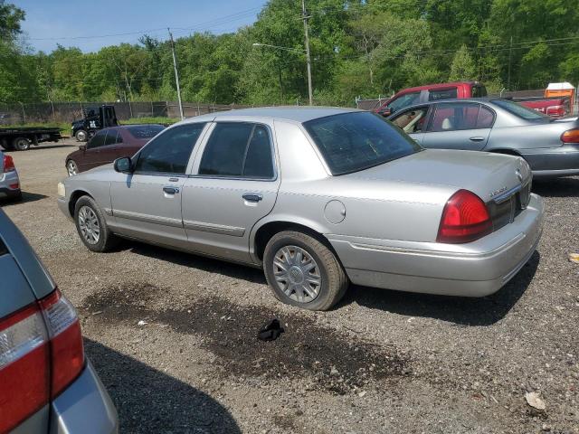 MERCURY GRAND MARQ 2007 silver sedan 4d flexible fuel 2MEFM74V67X641810 photo #3