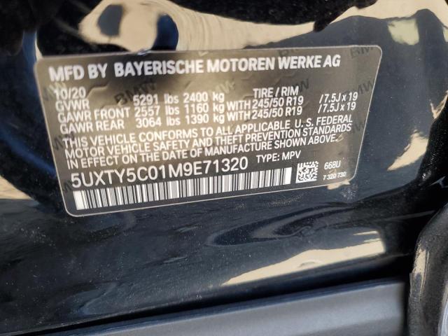 2021 BMW X3 XDRIVE3 - 5UXTY5C01M9E71320