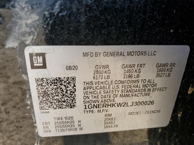 2020 CHEVROLET TRAVERSE L - 1GNERHKW2LJ300026