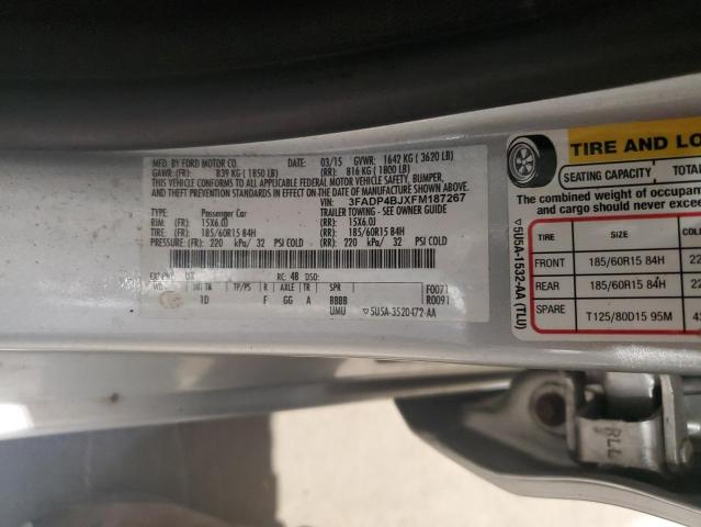 2015 FORD FIESTA SE - 3FADP4BJXFM187267