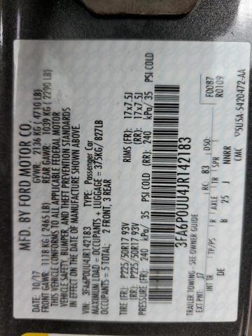 2018 FORD FUSION S H 3FA6P0UU4JR142183