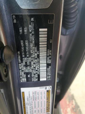 2019 TOYOTA 4RUNNER SR JTEZU5JR3K5211507