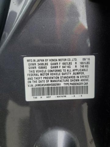 2017 HONDA FIT EX JHMGK5H89HS002991