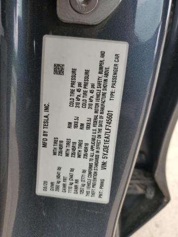 2020 TESLA MODEL 3 - 5YJ3E1EA7LF745601