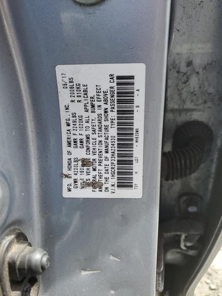 Lot #3236973474 2017 HONDA ACCORD LX