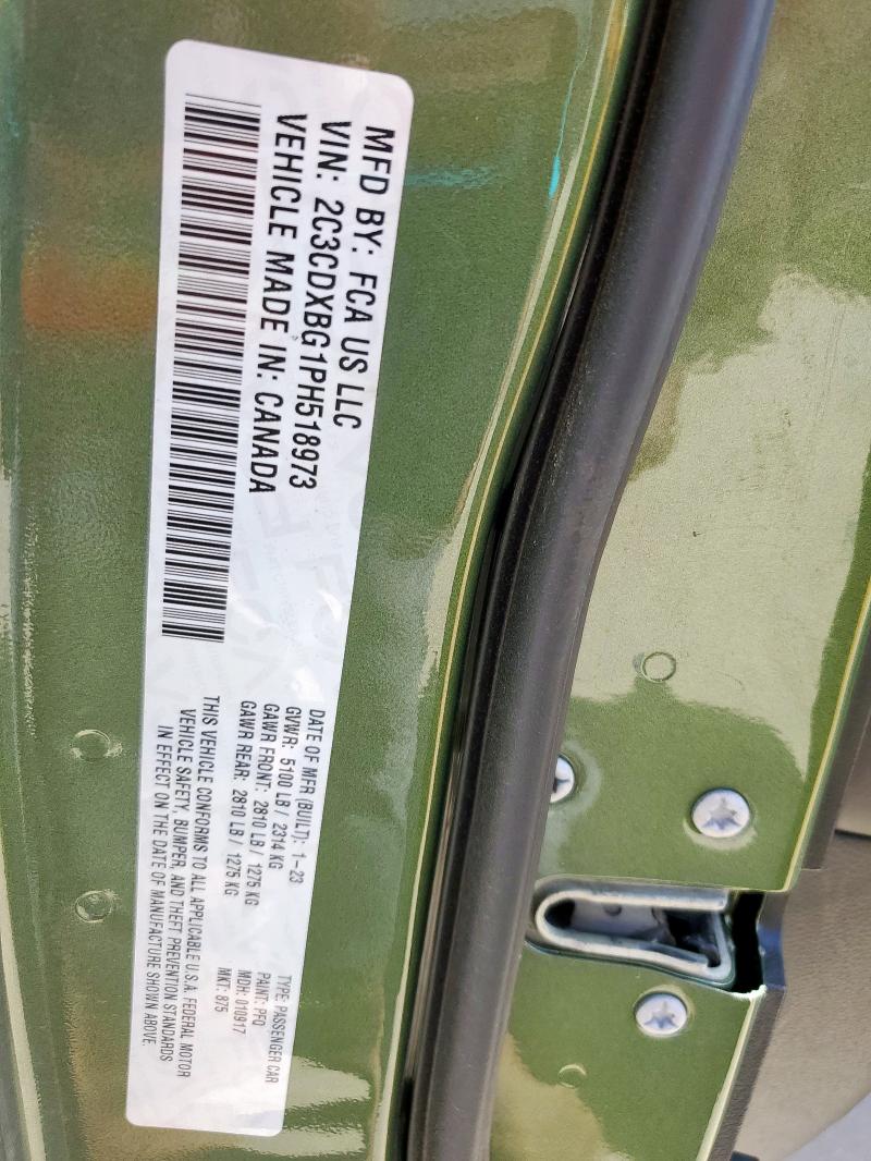 2023 DODGE CHARGER SX - 2C3CDXBG1PH518973