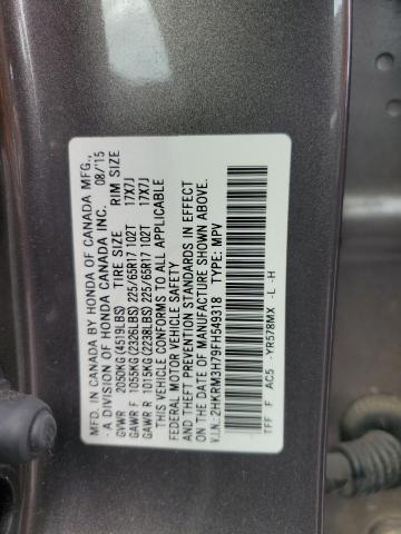 2015 HONDA CR-V EXL - 2HKRM3H79FH549318
